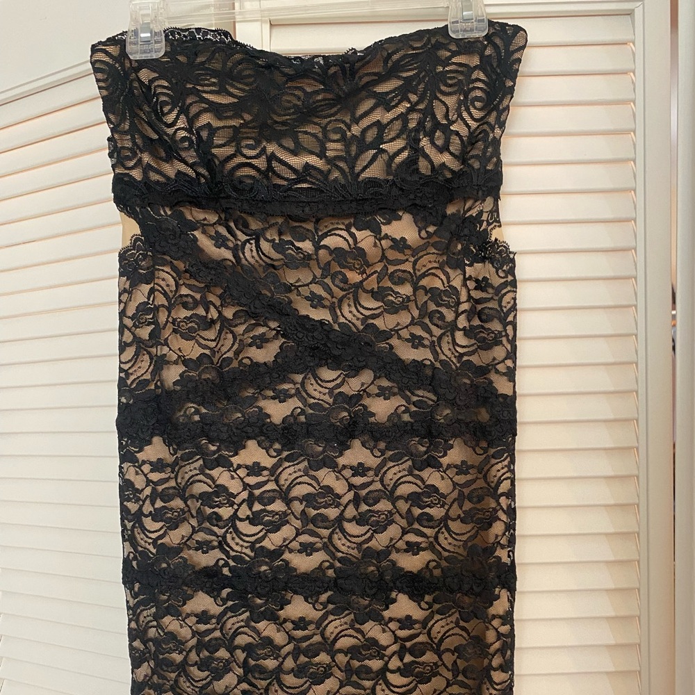 Bebe strapless dress